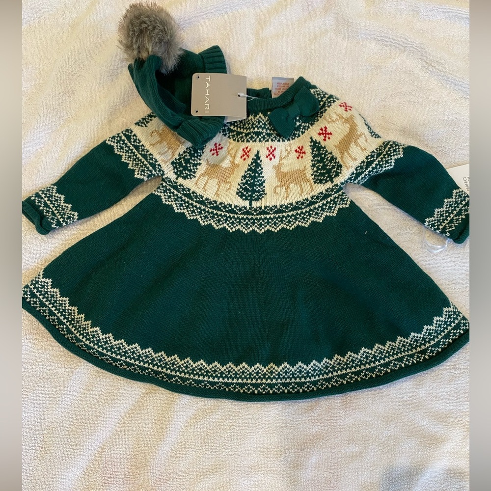 NWT Adorable Tahari holiday dress set.